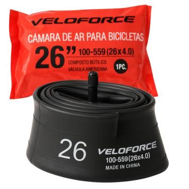 Imagem de Camara De Ar 26x4.0 Fat Bike Chopper Bico Grosso - Veloforce