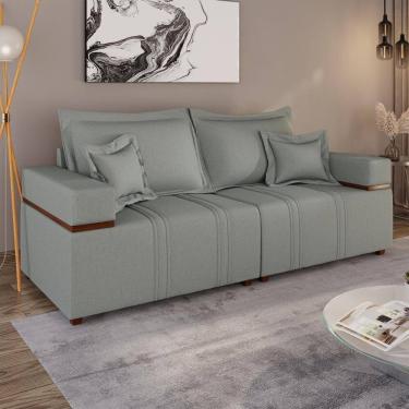 Imagem de Sofá Living Verona 3 Lugares 2,00m Cinza
