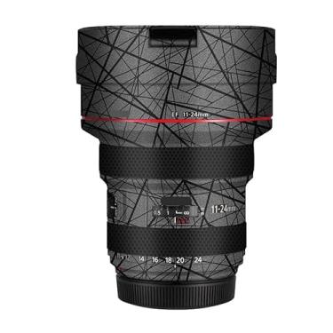 Imagem de EF 11-24 4 L II Adesivo para lente de câmera revestimento película protetora protetor corporal decalque skin para Canon EF 11-24 mm F4 L II (cinza cruzado)