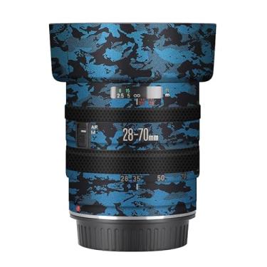 Imagem de EF 28-70 3.5-4.5 II Capa de lente película antirarranhões adesivo protetor de corpo película protetora decalque para Canon EF 28-70mm F3.5-4.5 II (azul cavaleiro)