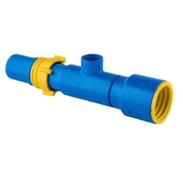 Imagem de Saída Para Aspersor Engate Roscável 3" X 1" Pvc Azul Viqua