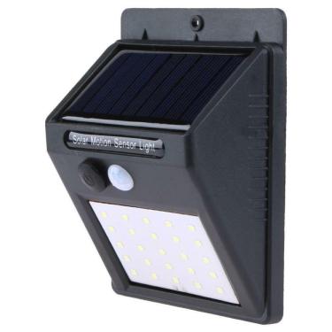Imagem de Luminária Solar de Parede 25 Leds Sensor de Movimento GT511