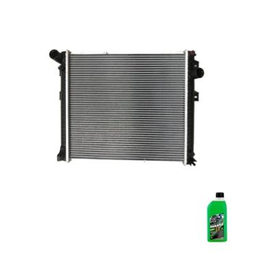 Imagem de Kit Radiador Intercambiador MB 715C 815C 915C 1016 Accel + Aditivo Paraflu Verde 1L