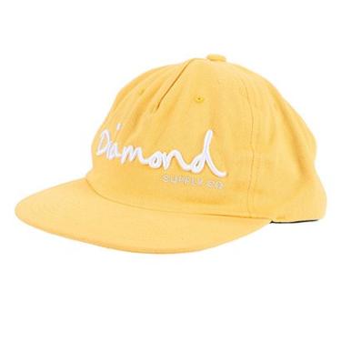 Imagem de Boné Diamond Aba Reta Snapback Og Script Unstructured-Masculino