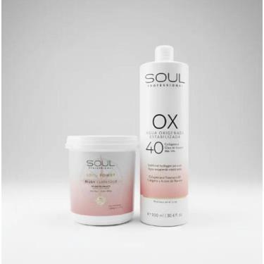 Imagem de Pó Descolorante 500g E Ox40 - Soul Professional, 1,4kg