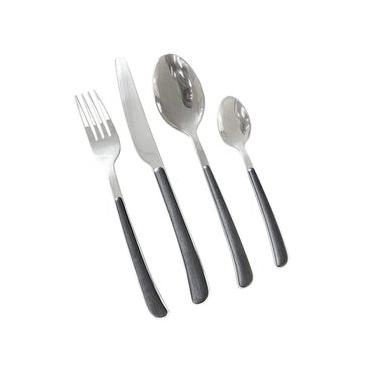 Imagem de Faqueiro De 24 Peças Cabo Preto - Btc