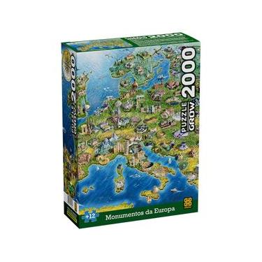 Imagem de Quebra-cabeça 2000 peças Monumentos da Europa