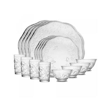 Imagem de Jogo de Jantar 16 peças New Butterfly Cristal Ecológico