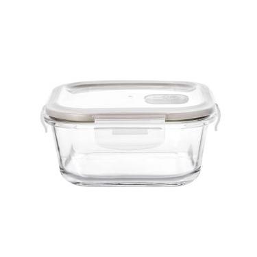 Imagem de Pote Hermético Quadrado em Vidro 520ml 65x137x137cm