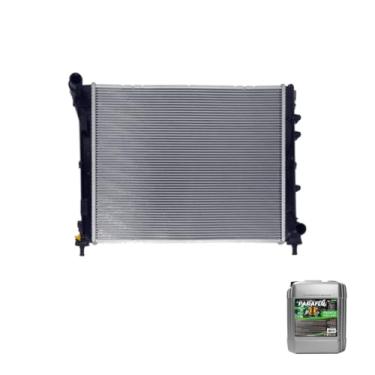 Imagem de Kit Radiador 500 1.4 + Aditivo Radiador Paraflu Verde 20 Litros