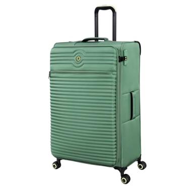 Imagem de It Luggage Circulador 81 cm Softside Checked 8 rodas giratórias expansíveis, Cerca Viva Verde, Large, Circulador 81 cm Softside Checked 8 rodas giratórias expansíveis