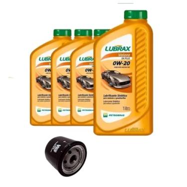 Imagem de Kit 4 Oléos 0w20 + Filtro Cronos 1.3 8v Motor Firefly 103 cv 2018 2019 2020 2021 2022 / Cronos 1.0 3 Cilindros 6v Firefly 2022 2023 2024