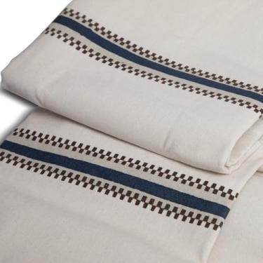 Imagem de Toalha de mesa retangular Yellowstone Kayce Collection - 152 cm x 203 cm - 100% algodão, durável e lavável na máquina, capa de mesa de jantar rústica elegante para cozinha ou ocasiões especiais