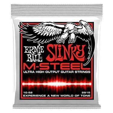Imagem de Ernie Ball Skinny Top Heavy Bottom Slinky M-Steel Electric Guitar Strings, 10-52 Gauge (P02915)