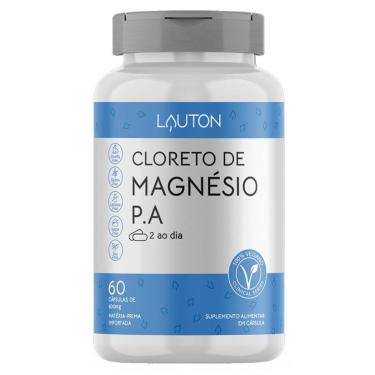 Imagem de Cloreto de Magnésio P.A 100% Vegano 260mg 60 Caps - Lauton-Unissex