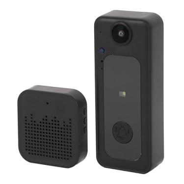Imagem de FTVOGUE Campainha Inteligente Com Câmera de Segurança Sem Fio HD e Comunicação Bidirecional, Bateria Recarregável para Casa, Escritório e Apartamentos - Campainha Portátil Wi-Fi