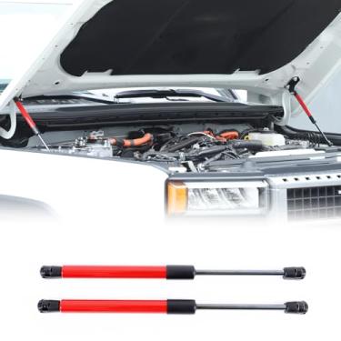 Imagem de Heutamo Substituição do suporte de elevação do capô compatível com Toyota Land Cruiser 250 Prado J250 LC250 2024 2025 acessórios, suporte de elevação do capô dianteiro com molas a gás amortecedores