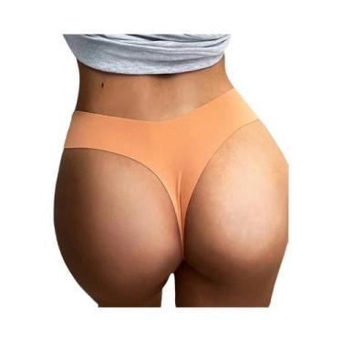 Imagem de Calcinha Sem Costura plus Size Para Mulheres, G String De Seda Gelada,