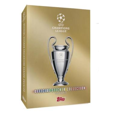 Imagem de Topps Kit UCL 2025 Álbum Capa Dura Gold + 360 figurinhas-Unissex