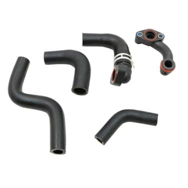 Imagem de ATUOTPO Kit de mangueira de tubo de refrigeração de radiador de 5 peças compatível com Jeep Grand Cherokee 2014-2019# 68253365AA 68211250AA 68211200AC 68147604AA 68252326AF