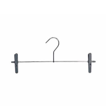 Imagem de Cabide de Metal Infantil c/grampos 26 cm - 2025 - IOPLAST, Prata, 250 
