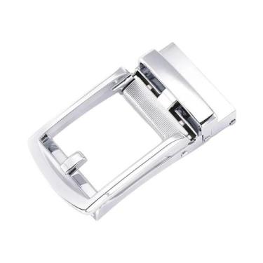 Imagem de Cinto Masculino De Couro Com Fivela Automática 3.5cm Autêntico Moderno