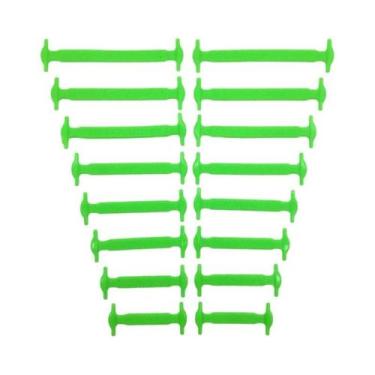 Imagem de Cadarços Elásticos De Silicone Para Crianças, 16 Peças, Sem Amarração,