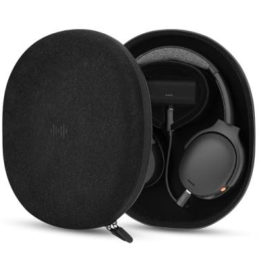 Imagem de Geekria Capa de fone de ouvido de carregamento Elite compatível com Skullcandy Crusher ANC 2, Hesh ANC/Evo/360 e mais, bolsa de transporte de viagem rígida de substituição (preto) sem carregador