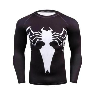 Imagem de Camiseta Masculina De Compressão Raglan Homem-Aranha 2099 Para Cosplay