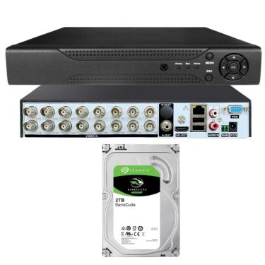 Imagem de Dvr Gravador de video 16ch multi hd c/hd 2TB