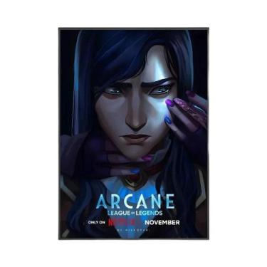 Imagem de Pôster Minimalista De Graffiti Da Série Jinx Arcane Temporada 2, Pintu