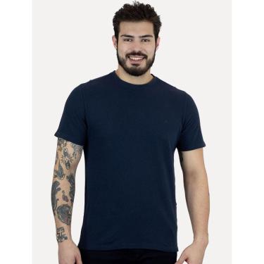 Imagem de Camiseta Dudalina Masculina Textura Favo Azul Marinho-Masculino