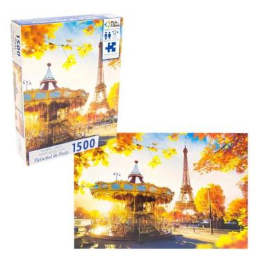 Imagem de Jogo Quebra-Cabeças Carrossel de Paris 1500 Pçs Pais&Filhos - Pais E F