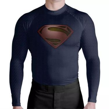 Imagem de Rash Guard Super - Atlética, Azul, Masculino, P