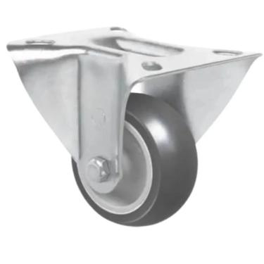 Imagem de Rodizio 3 Fixo C/placa Cinza Schioppa Fl312bp-sm Cap 60