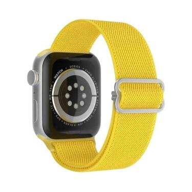 Imagem de Pulseira De Nylon Elástica Boêmia Para Apple Watch Band Ultra2 49mm 41