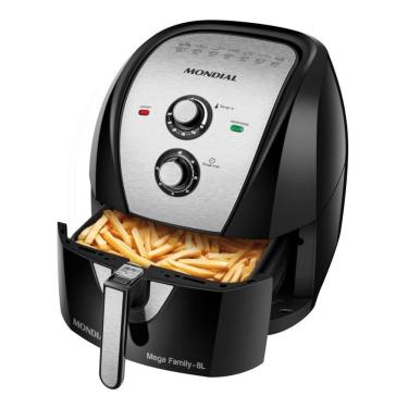 Imagem de Fritadeira Air Fryer Mondial AFN-80-BI 8L 1800W com Cesto Preto 220V