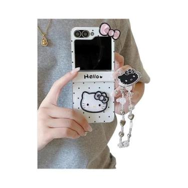 Imagem de Capa De Telefone Hello Kitty Para Samsung Galaxy Z Flip 7 6 5 4 3, Cap