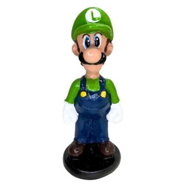 Imagem de Boneco Colecionável Luigi 14 Cm Da Turma Super Mario Bros - LZ Decoraç