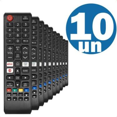 Imagem de Controle Remoto Compatível com TV Samsung Smart T4300 T5300 Netflix Pr