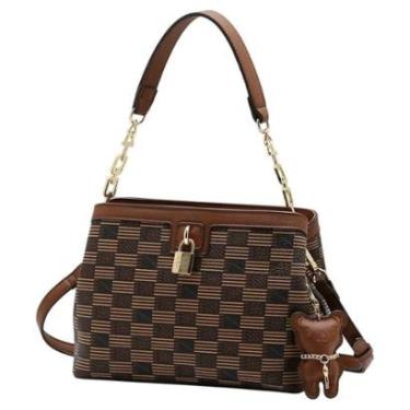 Imagem de Bolsa Feminina Elegante Chaveiro Urso Moda Estilo Chenson-Feminino