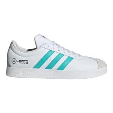 Imagem de Tênis Adidas VL Court Mercedes AMG Petronas Unissex - Branco 45.5-Masculino