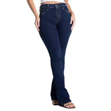 Imagem de Calça Jeans Sawary Super Lipo - 282270 - Azul escuro 46, Azul, 46