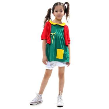Imagem de Fantasia Chiquinha com Culote Infantil - Turma do Chaves - Sulamerican