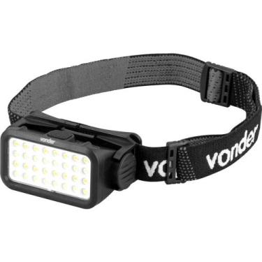Imagem de Lanterna De Cabeça Vonder Led 32 Lúmens 5 Modos Ajustável Para Capacet