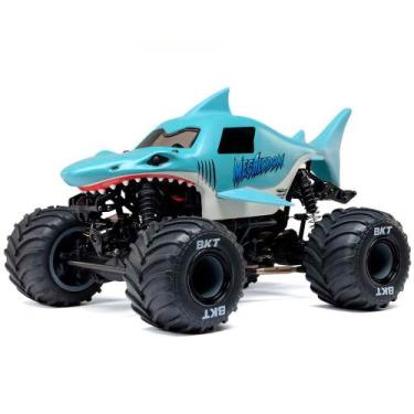 Imagem de Carro Losi 1/18 Mini Lmt Megalodon 2S 4Wd Rtr Monster Blue.