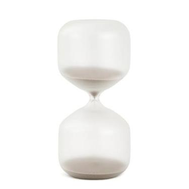 Imagem de Ampulheta Decorativa em Vidro Fosco Grande - Mart