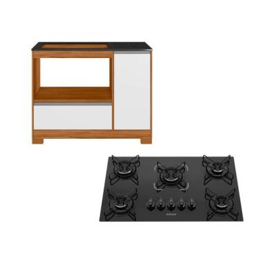 Imagem de Kit Balcão Notável 3050 com Cooktop 5 Bocas Itatiaia Essencial Automát