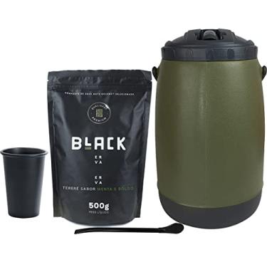 Imagem de KIT COMPLETO COPO + BOMBA + GARRAFA + TERERE BLACK ERVA (Menta e Boldo)