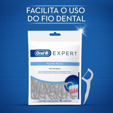 Imagem de Fio Dental Oral-B Expert Floss Picks 45 Unidades